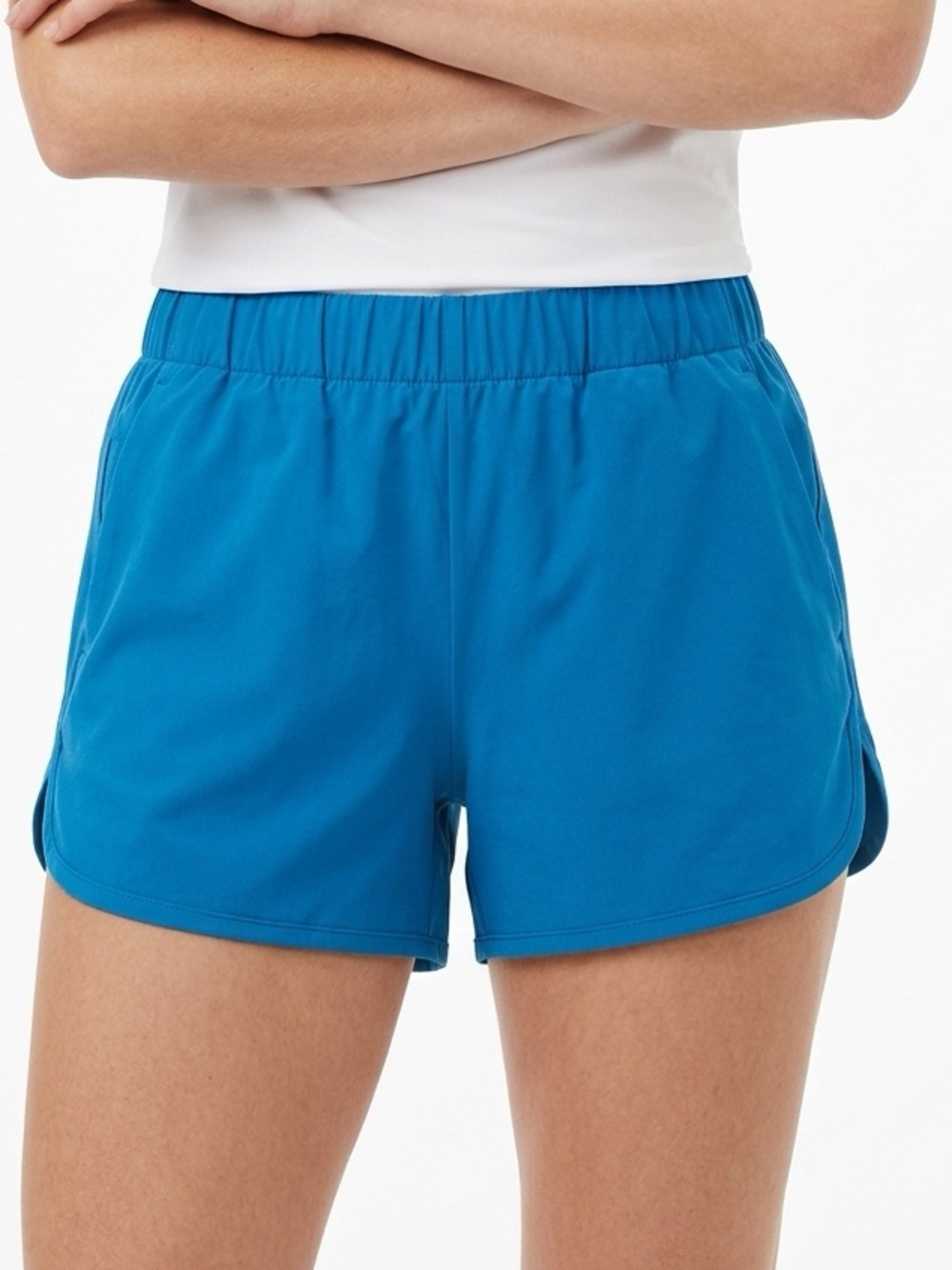 Columbia Women's Blue Athletic Running Shorts‎ Size L Quick-Dry Activewear